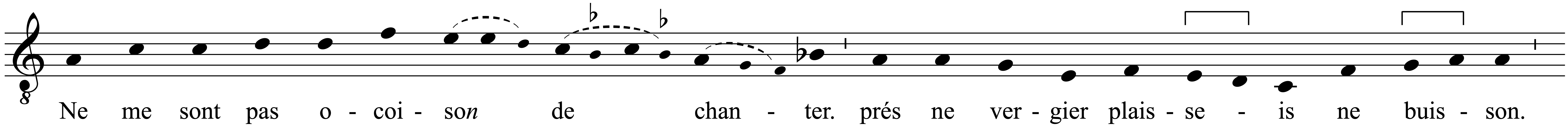 Work musical notation